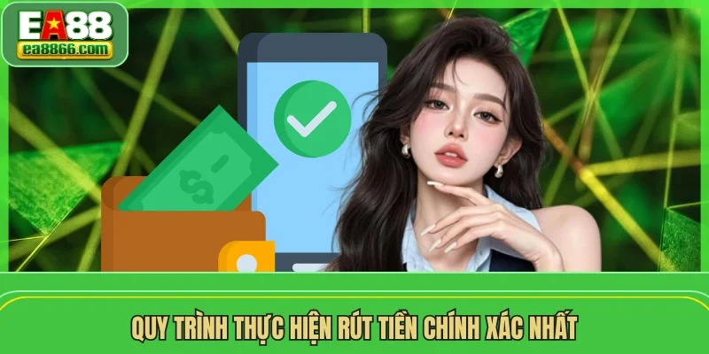 Quy trình thực hiện rút tiền chính xác nhất